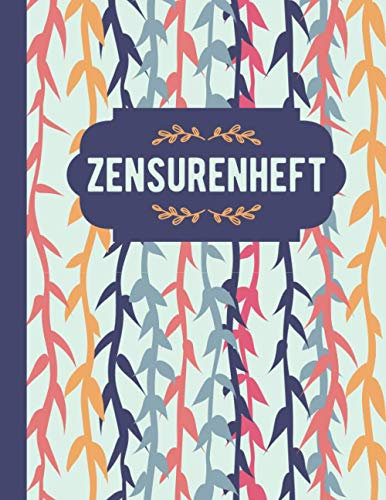 Zensurenheft: Ein schönes Notenheft für Lehrer mit ausreichend Platz für die Benotung in 20 Fächern mit bis zu 34 Schülern