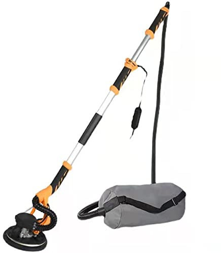 SHENGSHIYU Ponceuse Orbitale Aléatoire 1580 W, Ponceuse Rotative électrique pour Ponceuse Orbitale Aléatoire 1300~2800 TR/Min, avec Disque De Ponçage, Sac à Poussière,Baremetal+6sandpaper