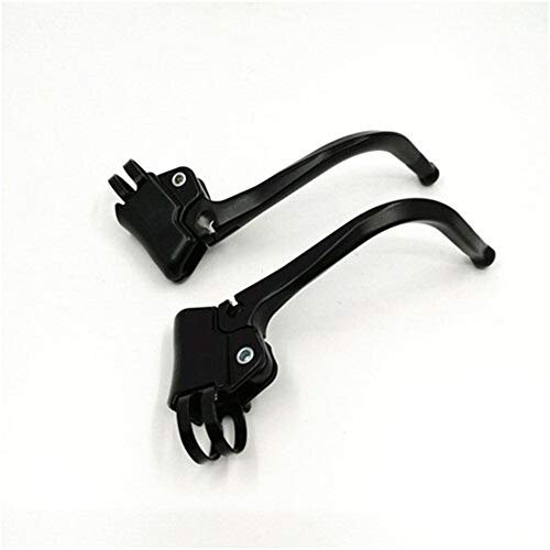Fahrradbremshebel Straße Lenker Bent Bar Bremshebel Schwarz/Silver City Retro Fahrrad Fixed Gear Bike Bremsgriffteil Fahrradbremsgriff (Color : Black)
