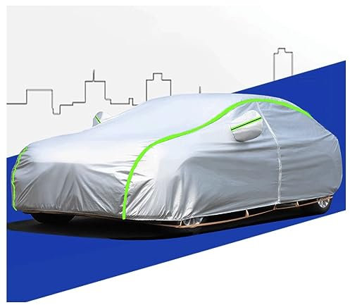 Auto Abdeckplane Wasserdicht füR Mercedes-Benz GLE 350 GLE 450 GLE 53, Autoabdeckung Hagelschutz, Autoabdeckung Vollgarage Abdeckplane, Outdoor Atmungsaktiv,14-Punkt-fixierte Winddichte Schnalle ( Col
