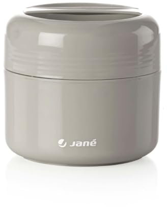 Jané Termo para Papilla, Capacidad 55 cl, Apto Microondas y Congelador, hasta 4 Horas, Gris