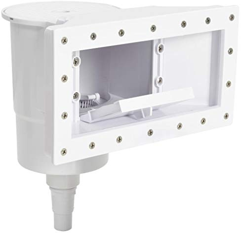 Gecheer Kit skimmer de piscine 11 pièces avec skimmer à museau large - Kit complet skimmer avec skimmer de surface pour piscine - 34,3 x 25 x 30,5 cm