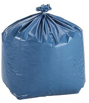 kaiserkraft | Großvolumen-Abfallsäcke PREMIUM | LDPE | 80 l | LxBxH 500 x 450 x 900 mm | 60 µm | blau | VE 150 Stk