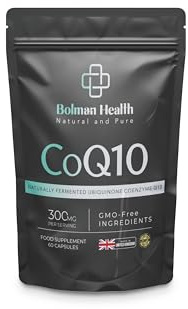 CoQ10 Capsules | 60 Vegan HPMC Capsule Shells | Naturally Fermented Ubiquinone Coenzyme Q10 | Heart Health, Energy Metabolism & Antioxidant Support | Non-GMO | Gluten-Free