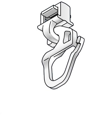 20 Stück Original Hinno HC31 Click-Gleiter Laufkanal 5,8-6,2 mm kurzer Faltenlegehaken Gardinengleiter passend für Gardinenschienen Vorhangschienen aus Aluminium