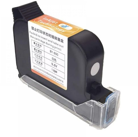 CUAWBAPF 42 ml schnelle trocknende wasserdichte Lösungsmittel -Basis -Tintenpatronen mit 12,7 mm Online -Tij Inkjet -Druckern kompatibel(Blue)