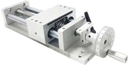 Vite a ricircolo di sfere CNC a movimento lineare Modulo lineare con volantino manuale SFU1605 Guida a vite a sfere Corsa 100-700 mm Tavolo scorrevole for macchina for incisione Router(Stroke 200mm)