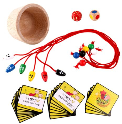 BESPORTBLE Wooden Mouse Catching Board Game Educational Interactive Desktop for Boys Age Enhances Reaction Thinking Skills Parent Play