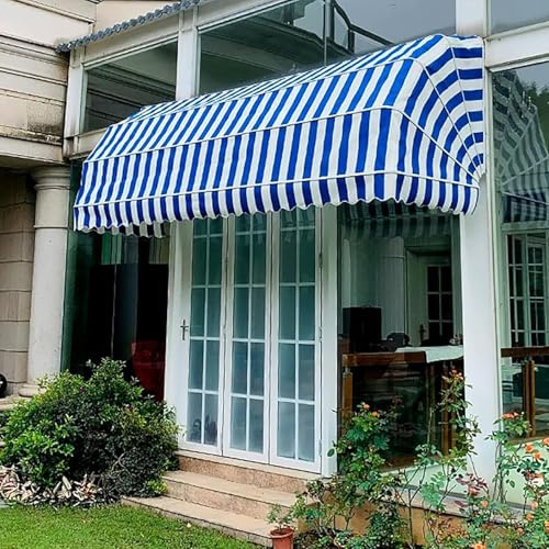 Tenda da sole pieghevole pieghevole francese a scomparsa, per patio e giardino, protezione UV e pioggia, parasole per esterni, per portico e bar