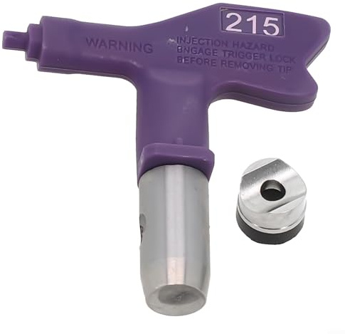 Ugello a spruzzo airless con finitura fine con struttura in acciaio, diverse opzioni di dimensioni 209 655 per spruzzatori di vernice, adatto per vernici al lattice e mastice (215)
