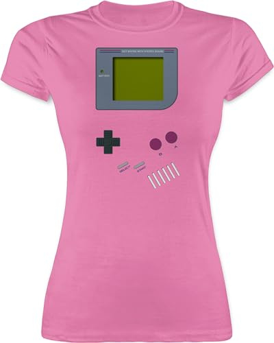 Shirtracer - Shirt Damen - Karneval & Fasching - Gameboy | Nerds I 90s I 90iger I Fastnacht I Fasnacht I Fasnet