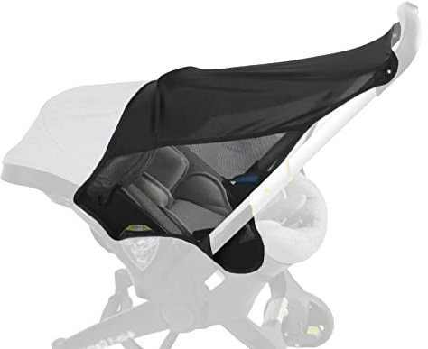 Baby Stroller Sun Shade Sun Protection Baby Car Seat Sunshade Extension Stroller Sun Shade Compatible with Doona Infant Stroller Pram Buggy Pushchairs UV Protection Sun Cover Canopy Stroller Sunshade