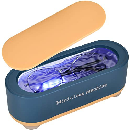 350ml Limpiador Ultrasonidos, Máquina de Limpieza Ultrasónica Profesional, 47000Hz Máquina de Ultrasonido para Joyas Relojes Diamantes Gafas Prótesis Dentales Navajas de Afeitar Monedas, Verde