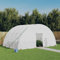 BaraSh Invernadero con Estructura de Acero Blanco 24 m² 6x4x2,85 m Invernadero Terraza