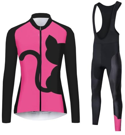 UGLY FROG 2024.2 Neu Winter Damen Langarm Fahrradbekleidung Radtrikot Set Radbekleidung Radsportanzüge Thermo ZRWK02