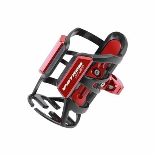 Motorrad Zubehör Wasser Flasche Trinken Tasse Halter Aluminium Für Suzuki Vstrom 1050XT Abenteuer V-Strom 1050 XT 2020 2021 (Color : Red2)