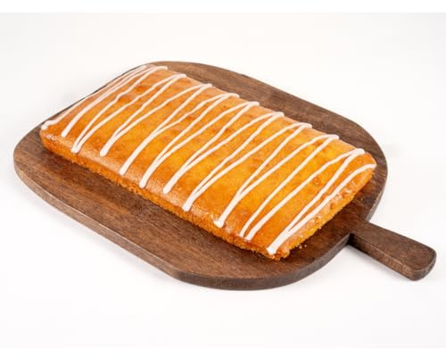 Large Lemon Drizzle Cake – Moist Zesty Sponge with Tangy Lemon Glaze, Traditional British Celebration Cake for Birthdays & Afternoon Tea