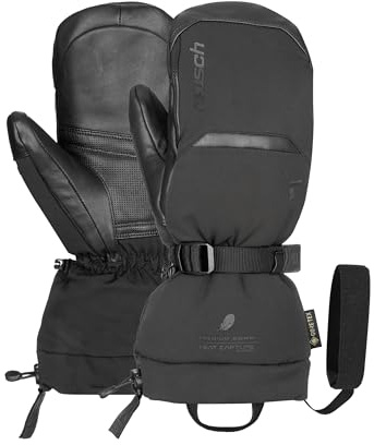 Reusch Volcano Pro Gore-TEX + Gore warm Technology warme, wasserdichte, Winddichte und atmungsaktive Unisex Winterhandschuhe Fingerhandschuhe Schneehandschuhe Skihandschuhe für Damen und Herren