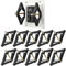 Strumento di riparazione della scatola dell'interruttore 86mm,10 PCS Montaggio A Parete Scatola Strumento di Riparazione Tipo Interruttore Cassette Riparatore Supporto per la Riparazione della