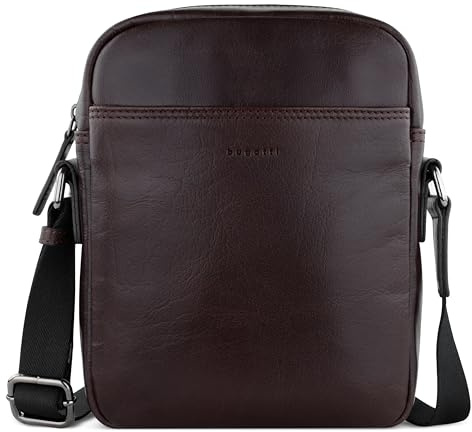 bugatti Savona Schultertasche aus Büffelleder, Cross-Body-Umhängetasche