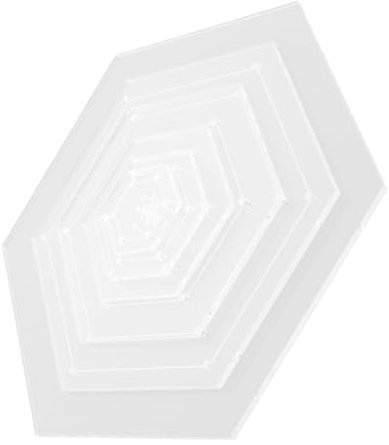Uonlytech 6 Stück Quiltschablonen Quiltvorlagen selber machen Nähvorlagen Quilt-Vorlagen Kleidungsvorlagen DIY-Quiltvorlage Stoffquiltvorlagen Stickvorlagen Acryl Transparent