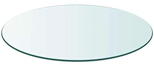 Meubletmoi - Bandeja redonda (100 cm, cristal templado, 1 cm de grosor, para mesas y mesas bajas)
