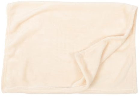 TOYANDONA Korallenfleece Welpendecke Warme Fleecedecke Aus Korallenvlies 50x70cm Beige Haustierdecke Für Kleine Hunde Und Katzen Als Sofadecke Und Schlafunterlage