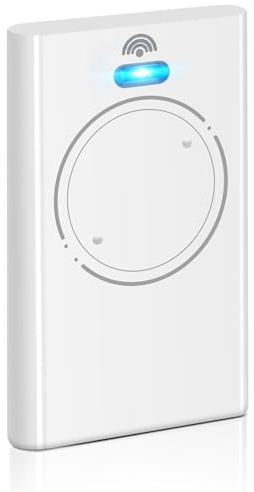 1PCS Telecomando Cancello 2 Canali, 868 MHz Telecomando per Cancelli Compatibile con XT2 868 SLH LR, XT4 868 SLH LR, 2 Canali, Bianco