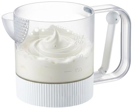 Mélangeur d'oeufs - Semi-automatique à presse manuelle en coupe pour oeufs, récipient pour mélanger les aliments de cuisine - pour cuisine, cuisine, restaurant, réunion, salle à manger café