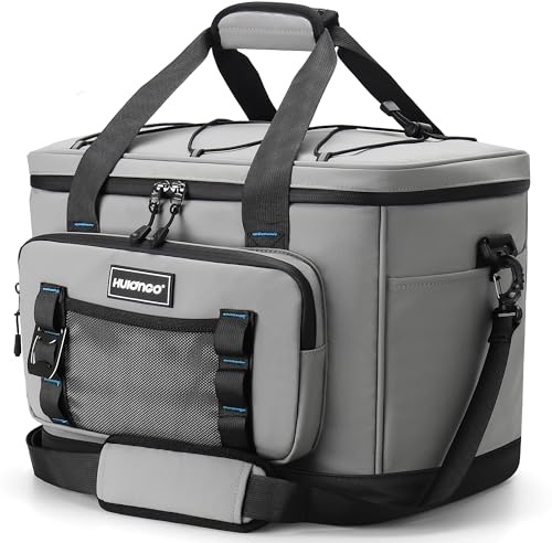 Hulongo Bolsa térmica, Bolsa térmica Grande de 30 litros, Bolsa térmica Impermeable para Picnic, Nevera portátil a Prueba de Fugas, Ideal para acampadas, Viajes, la Compra y la Pesca