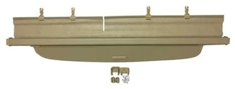 SQOGJSGZ Cubiertas Carga Auto Cubierta Carga Maletero Coche Cortina Equipaje Trasero Partición Retráctil Accesorios Privacidad para Kia para Carens 2007-2012 Maletero Cubierta Carga(Beige)