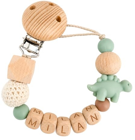 Individuell gestaltetes Babygeschenk personalisiertes baby geschenk mit Namen für Mädchen oder Junge Baby Geschenk personalisiert zur Geburt & Taufe Dino Dinosaurier