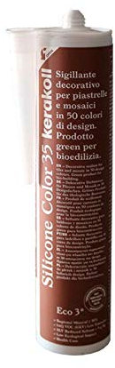 KERAKOLL SILICONE COLOR - 35 Cartuccia da 310 ml di sigillante decorativo per piastrelle e mosaici