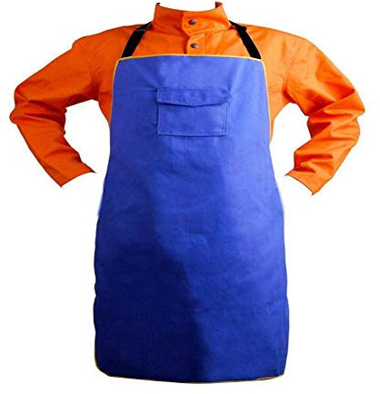 Tangxi Durable Welding Work Apron, Heat & Flame-Resistant Heavy Duty Work Apron Flame Retardant Cloth, Adjustable One Size Fit Most for Men & Women