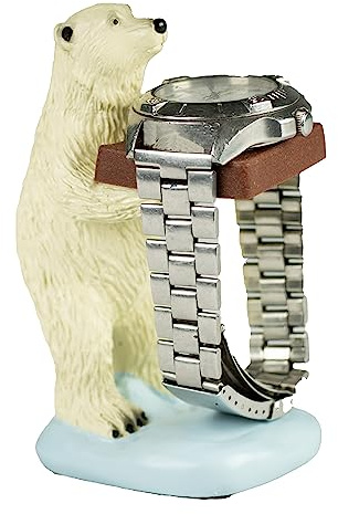 Farm Cottage Brands Watch / Jewellery / Bracelet Stand - Choose from Butler, Doorman, Astronaut Polar Bear. Keep your item safe from being scratched / damaged, eg when using a keyboard (Polar Bear)