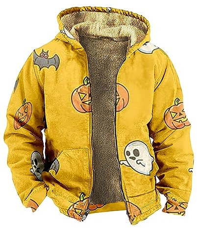 KONG JIMFAN Regenjacke Herren Drive Jacket Einweg-Regenmantel wasserdichte Jacke Herren Jacken Herren Sakko Herren Sportlich Kapuzenjacke Jeansjacke Herren Schwarz Kimono Jacke(Yellow,S)
