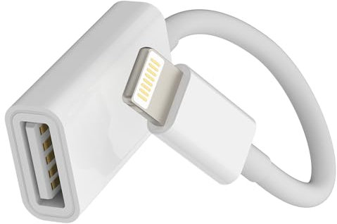 Lightning Male to USB Female Dongle for iPhone OTG Adapter Cable Camera Card Reader U Disk Flash Drive Mouse Keyboard MIDI Hub for Apple Ipad Air 14 13 12 11 Pro Max Mini XR X XS 8 7 Plus SE Converter