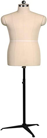 Schneiderpuppenständer für Damen, Torso, Schneiderpuppe, Übergröße, mit Stativ, Schneiderpuppe für Herren, Schneiderpuppe für Schneider, Studenten und Schneiderinnen, Far