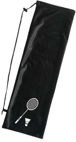 Generic Badmintonschläger Tasche Schutzhülle für Badminton Schläger Badminton Schlägertasche Single Schläger Umhängetasche Schwarz 75 * 23 cm / 29.53 * 9.06 Zoll