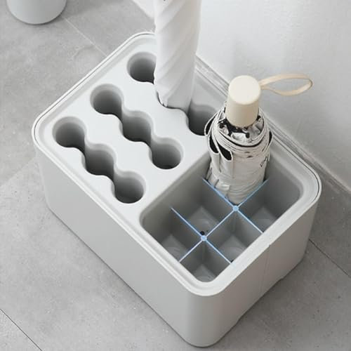 Generisch Regenschirmständer Weiss Schirmständer Schwarz Eckig Umbrella Holder Stand,White