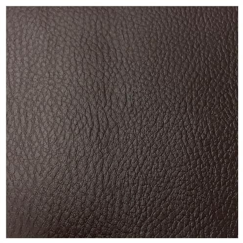 ggm® Kunstleder PU Trend, Breite 140 cm, Meterware, Farben wählbar (dunkelbraun)