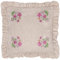Wylder Martha Embroidered Ruffle Cushion Cover - Pink - 50x50cm