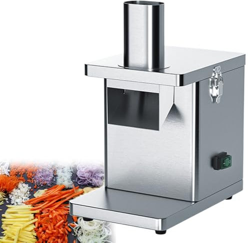 GESAIDES Hachoir à légumes électrique 3 en 1, Hachoir Multifonctionnel, Coupe-légumes, Trancheuse, Machine à Découper, Coupe-oignons, Trancheuse à Pommes de Terre, Robot de Cuisine