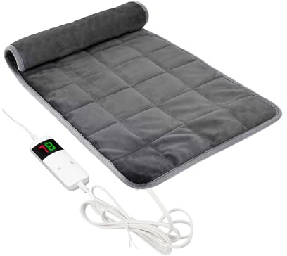 Cecotec Manta Eléctrica 180x200 cm HeatConfort Weighted 9 kg. 10 Niveles de Temperatura, 5 Temporizadores, 200W, Alivio Muscular y Relajación Total, Seguridad PTC y NTC