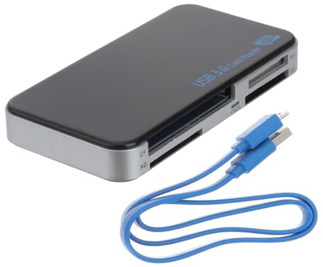 CONGARTENO Usb 3.0 Flash Memory Card Reader Multi-function Compact Cf Adapter for Laptop and Desktop High-speed Data Transfer