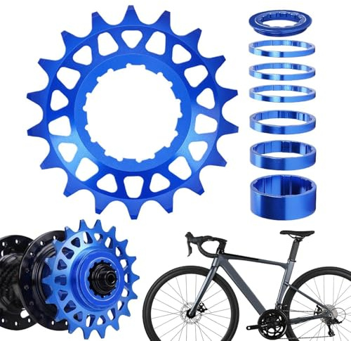 Cykel singlespeed frihjul | 16 t/18T hjulmodifieringsdelar – cykel hastighetssprocket, för mountainbike, vägcykel, stad och väg, utomhusbruk, vuxna förare, nybörjare, ungdomar