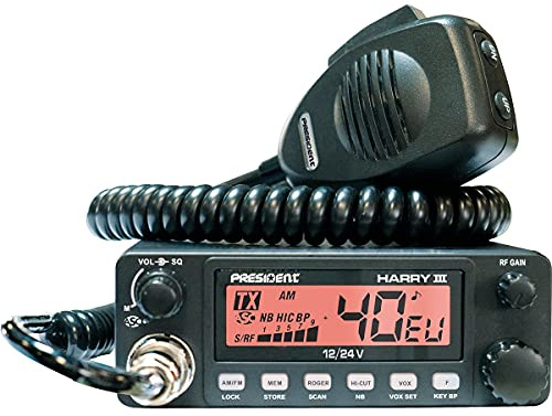 PRESIDENT TXMR668 Radio CB Harry III asc-40 cannaux am/FM-multinormes