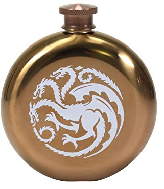 Half Moon Bay Z896090 Flachmann, Edelstahl, Game of Thrones (Mother of Dragons)
