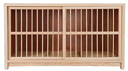 Taubenhaus Dauerhaft Handgemacht Massivholz Abspielen Vogelkäfig Multifunktion Großer Raum Vogelhaus Sittichkäfig (Farbe : A, Größe : 90×45×50cm)