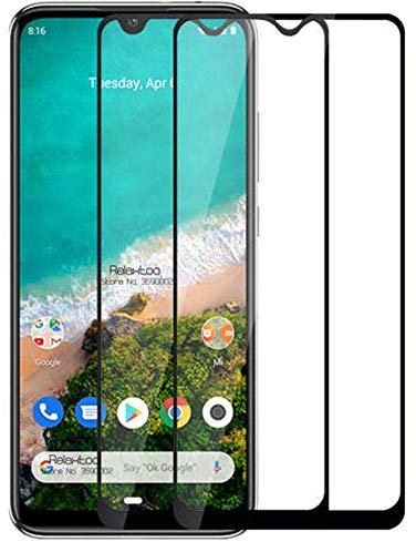 【3 piezas】Estuche de vidrio protector, para Xiaomi Mi A3, Protector de pantalla Estuche de vidrio de película de seguridad de vidrio templado para teléfono-Para mi a3